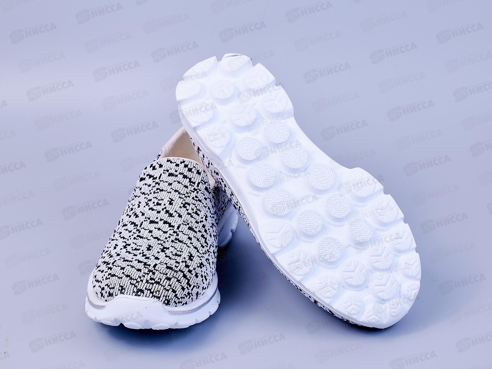 Кроссовки женские серые/черные AL-1961 р-р.36 *24