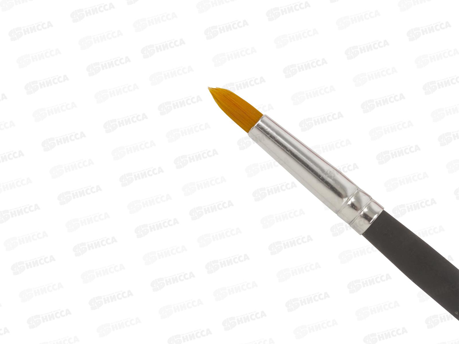 Кисть BRAUBERG синтетическая ,круглая   №6, 200212 *30/120