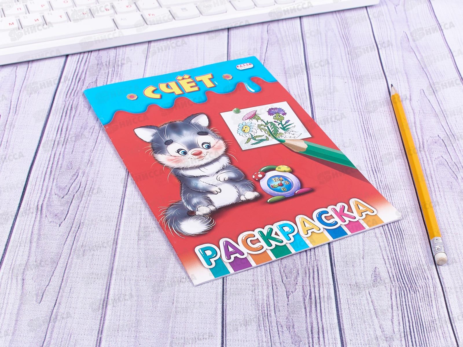 Раскраска ПП А5 8 листов Счёт, Р-7669 *50