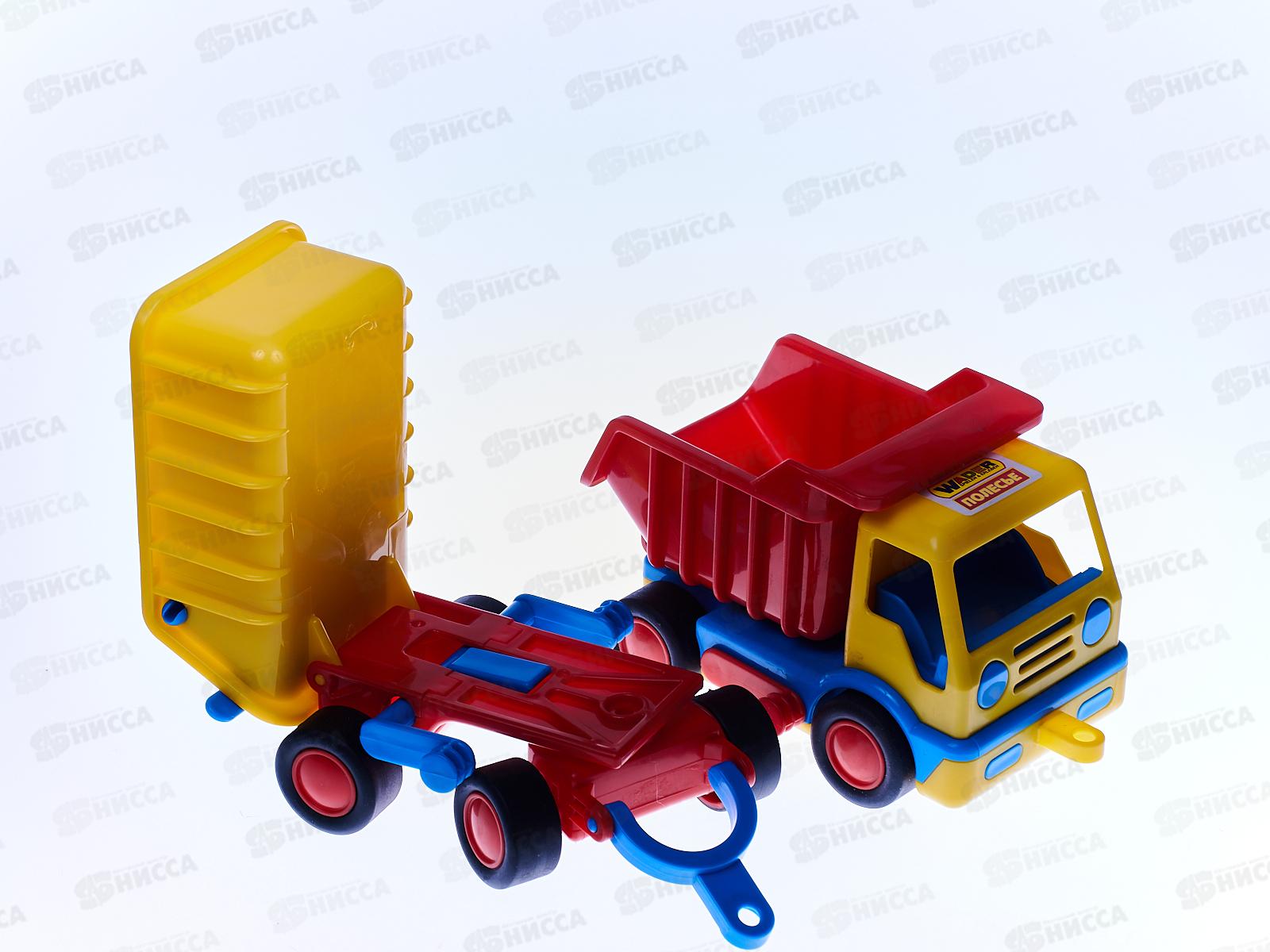 Автомобиль &quotБазик&quot самосвал с прицепом 37664 (в коробке) *6