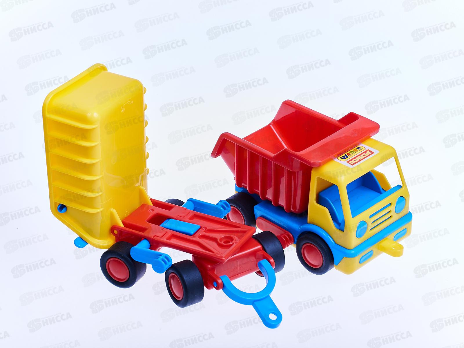 Автомобиль &quotБазик&quot самосвал с прицепом 37664 (в коробке) *6