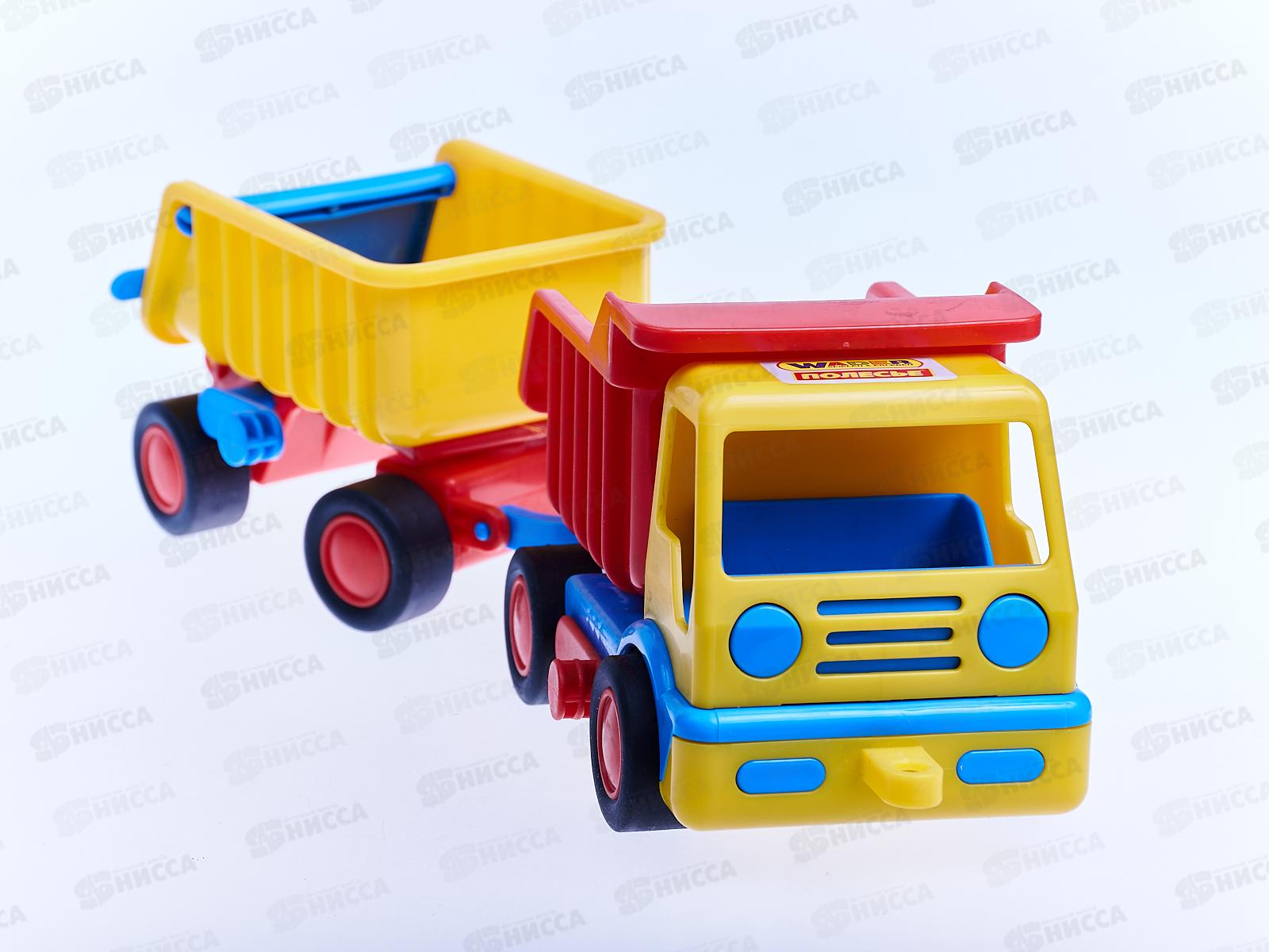 Автомобиль &quotБазик&quot самосвал с прицепом 37664 (в коробке) *6