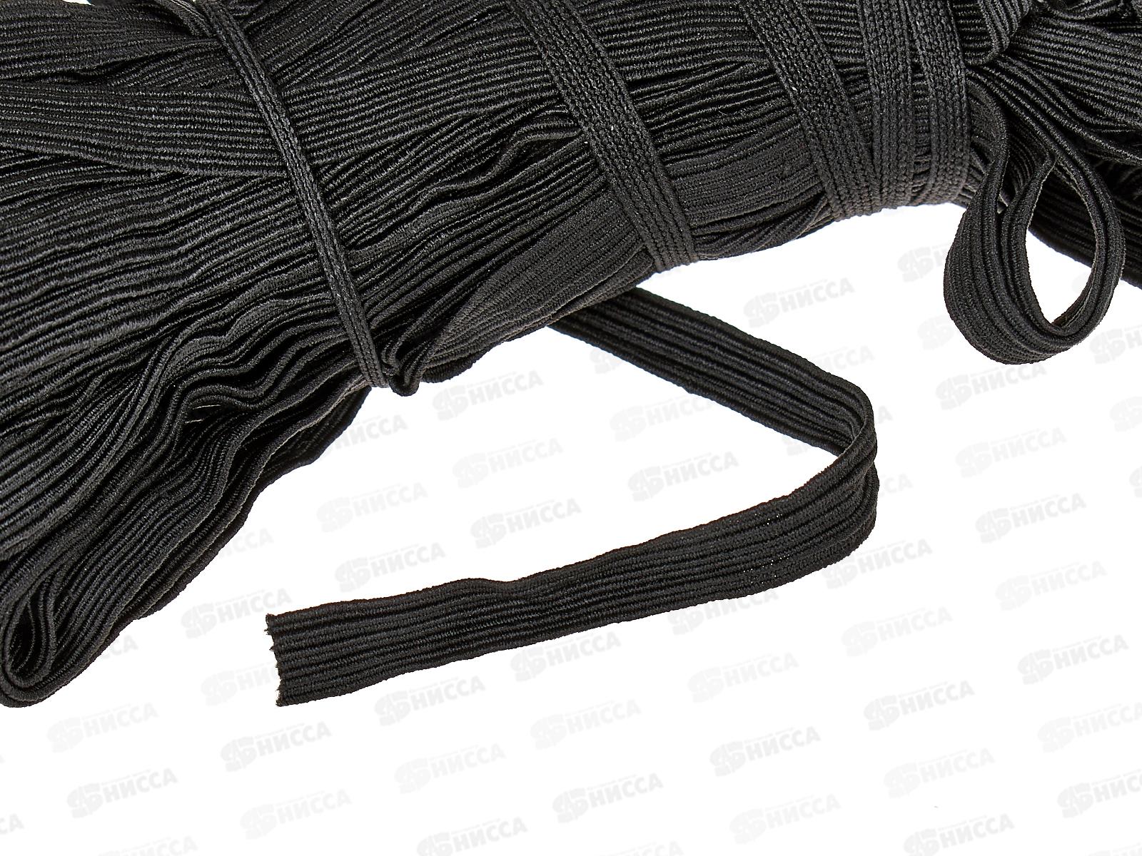 Резинка бельевая 10мм продежка черная 25м