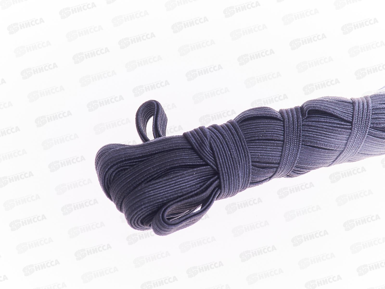 Резинка бельевая 8мм продежка черная 10м