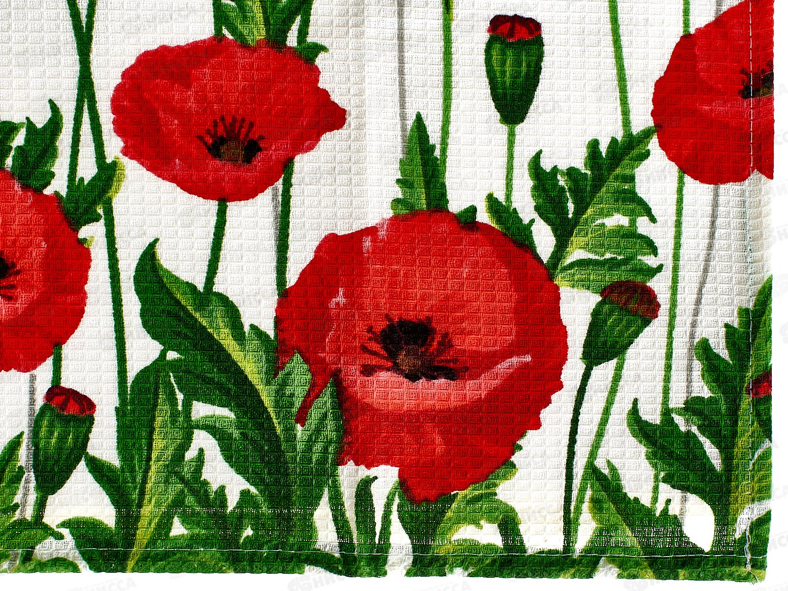 Полотенце 40*70 ВФ 8345/1 маки