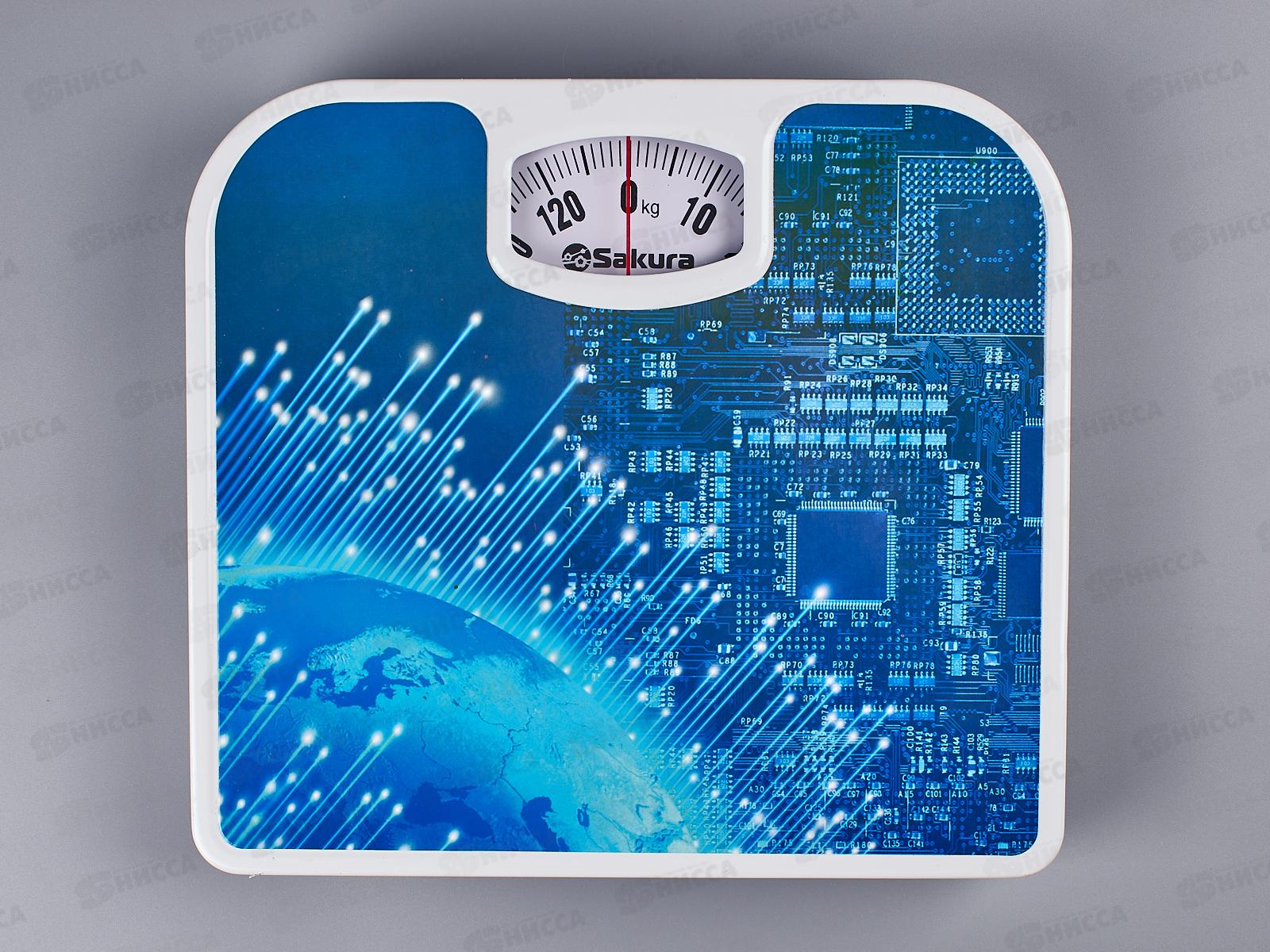 Весы напольные SA-5000-3 130кг механические Абстракция