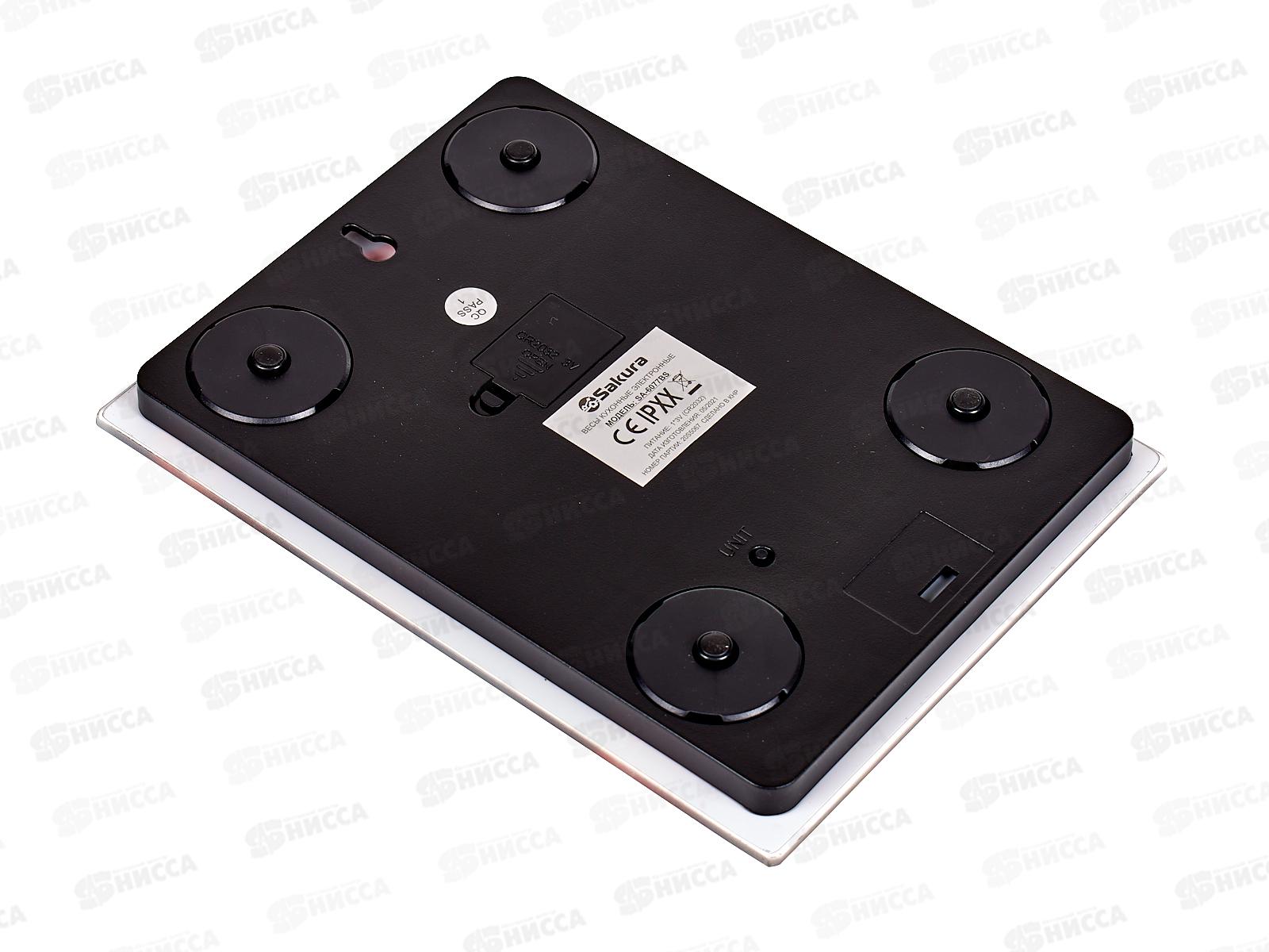 Весы кухонные SA-6077BS 8кг электронные  перцы