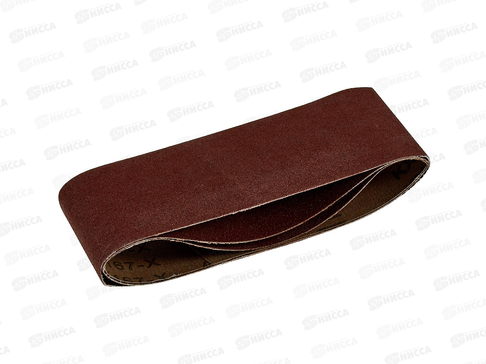 Шлифовальная лента бесконечная тканная основа 75*457мм 3шт зерно 100 2205004