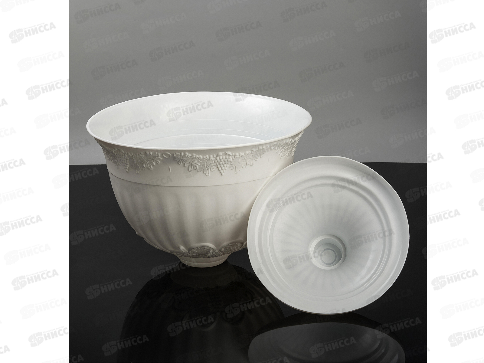 Вазон Ангара N3 12л белый Ангарск *5 О-3830