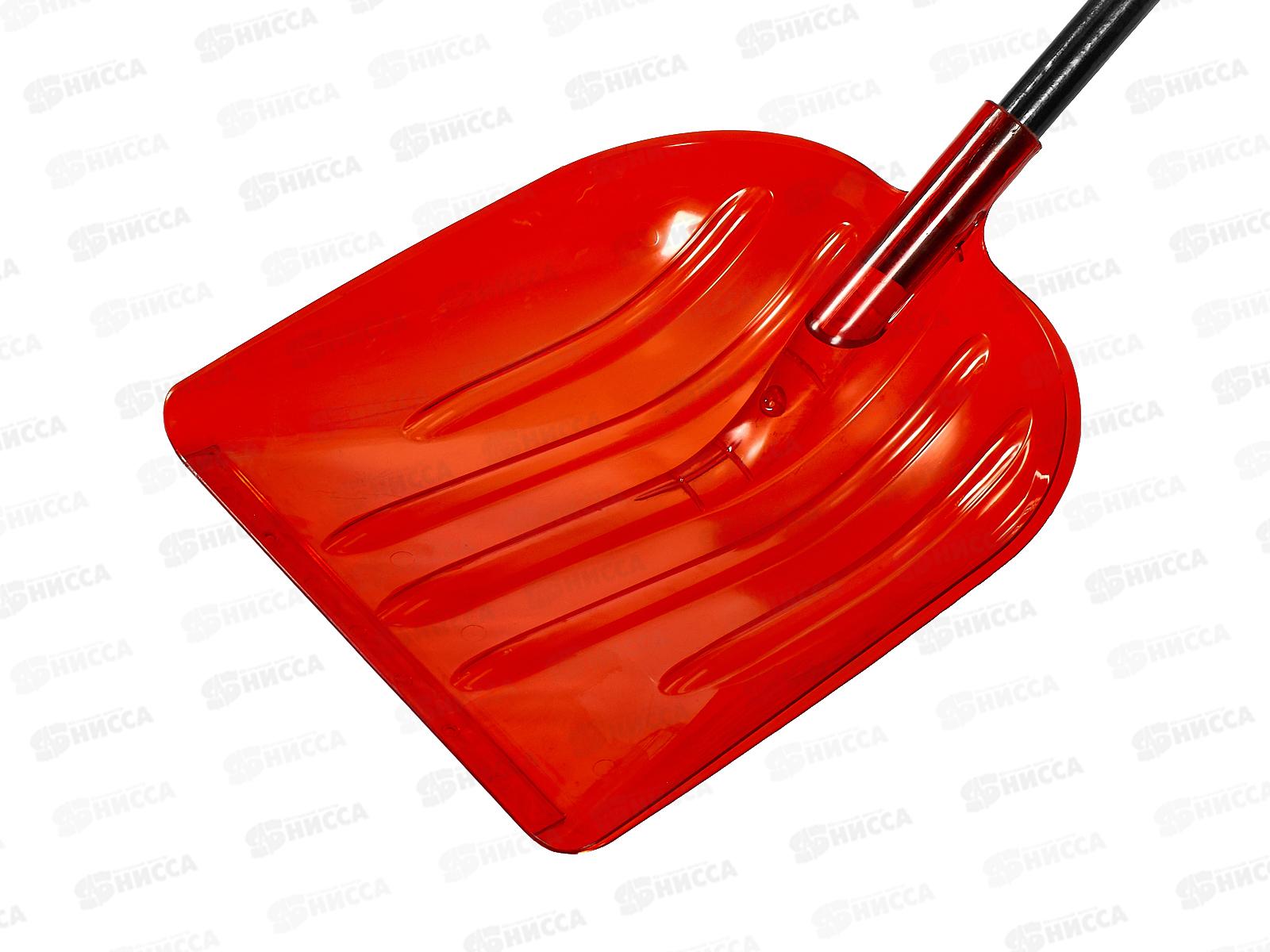 Лопата снеговая Кристалл 400*500мм черенок в оплетке ЛСУП-400 (Сузун)