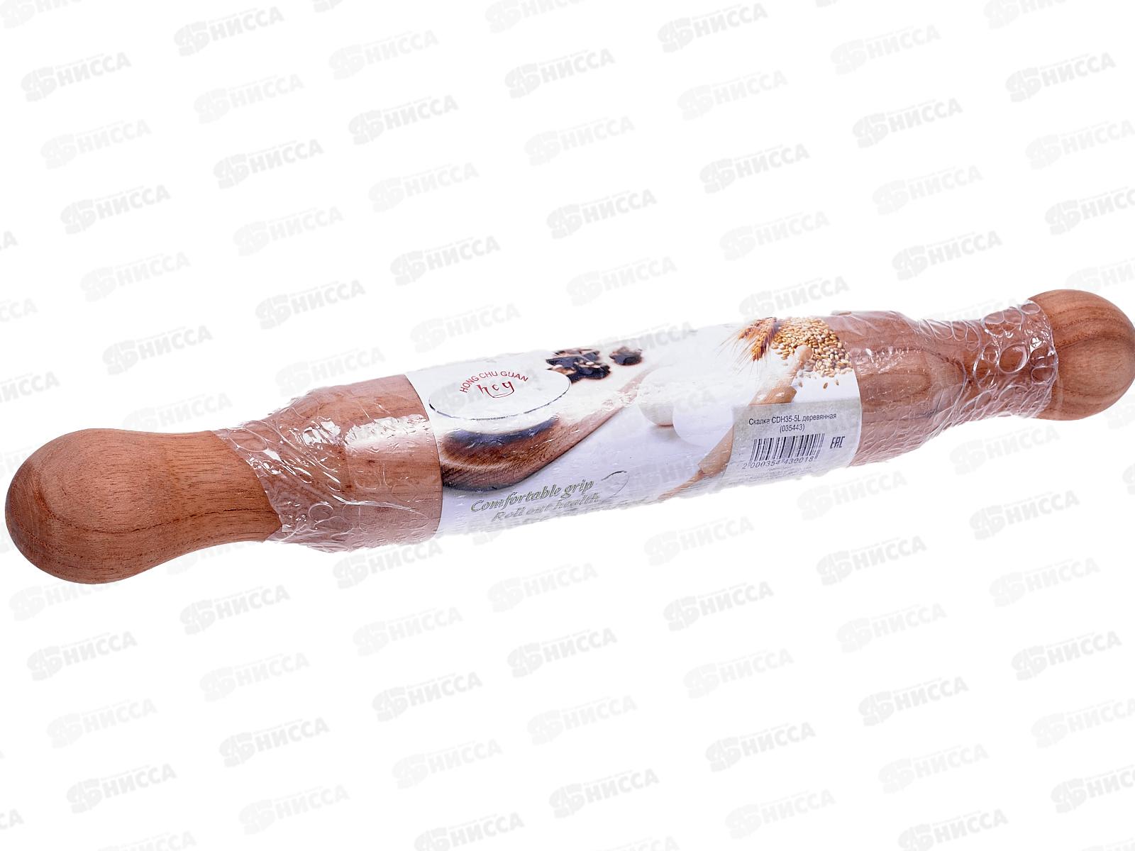 Скалка деревянная  CDH42-5L (035444)  Ж