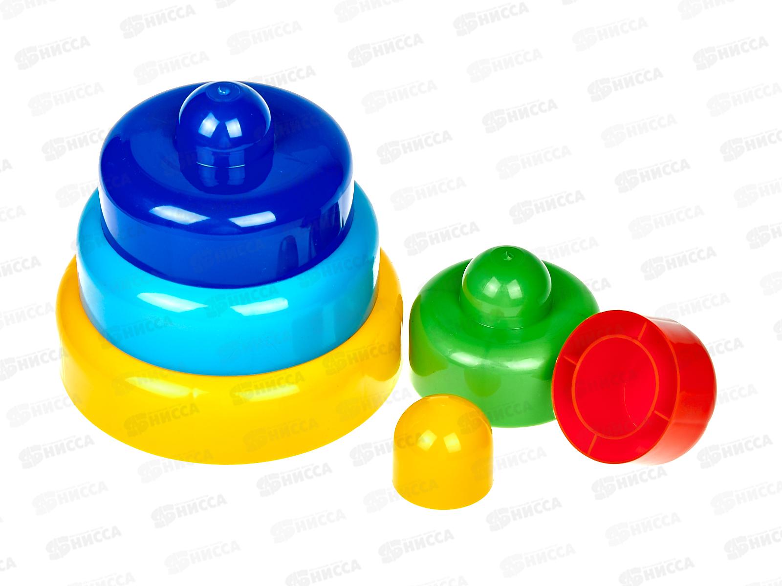 Пирамидка 22см 6 деталей ПИ000046  *6