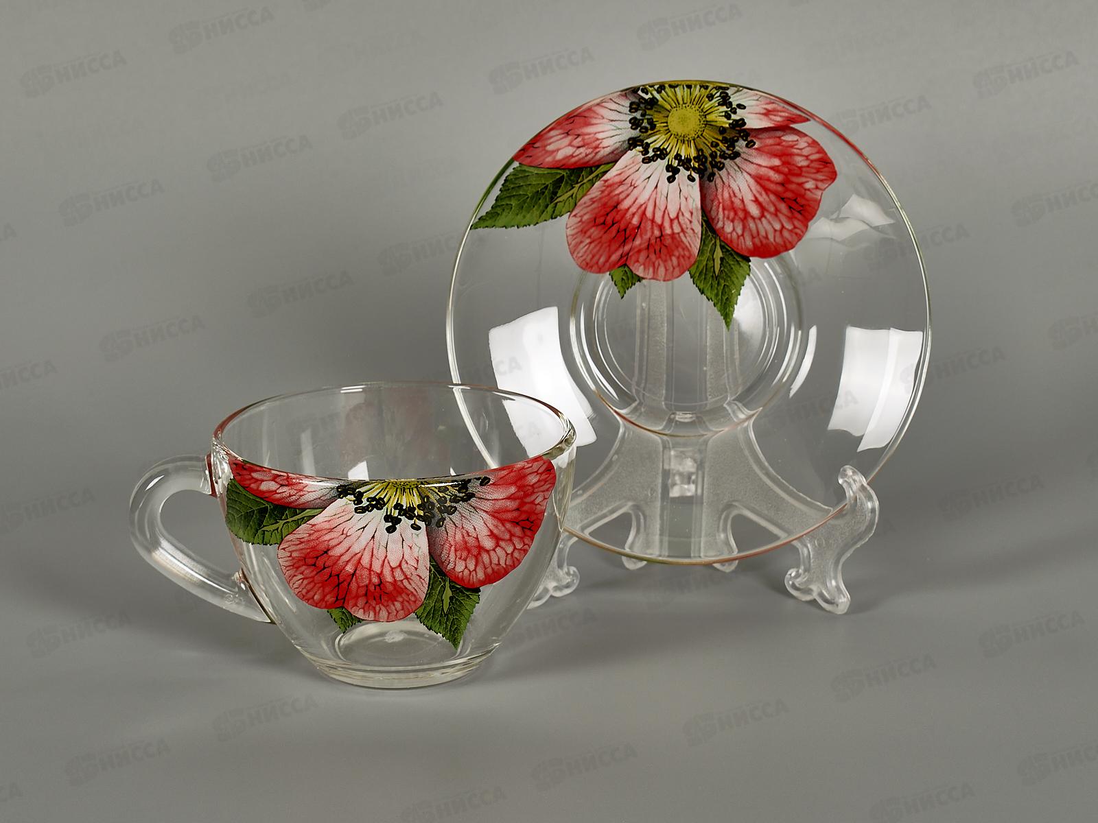 Набор подарочный 4 предмета 2222-Д Дуэт Китайская роза *6