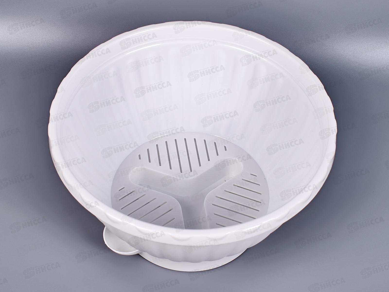 Горшок-Кашпо &quotМирабель&quot 3,5л подвесной (белый) с поддоном  М5927 *30