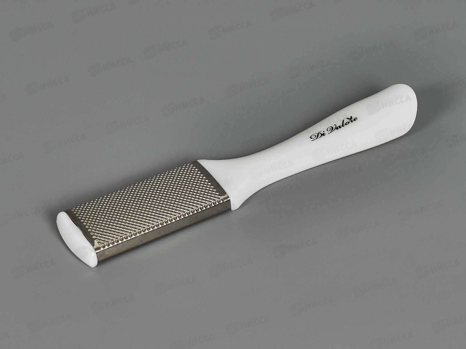 Терка для педикюра двухсторонняя металлическая 17,8см 109-011 *24