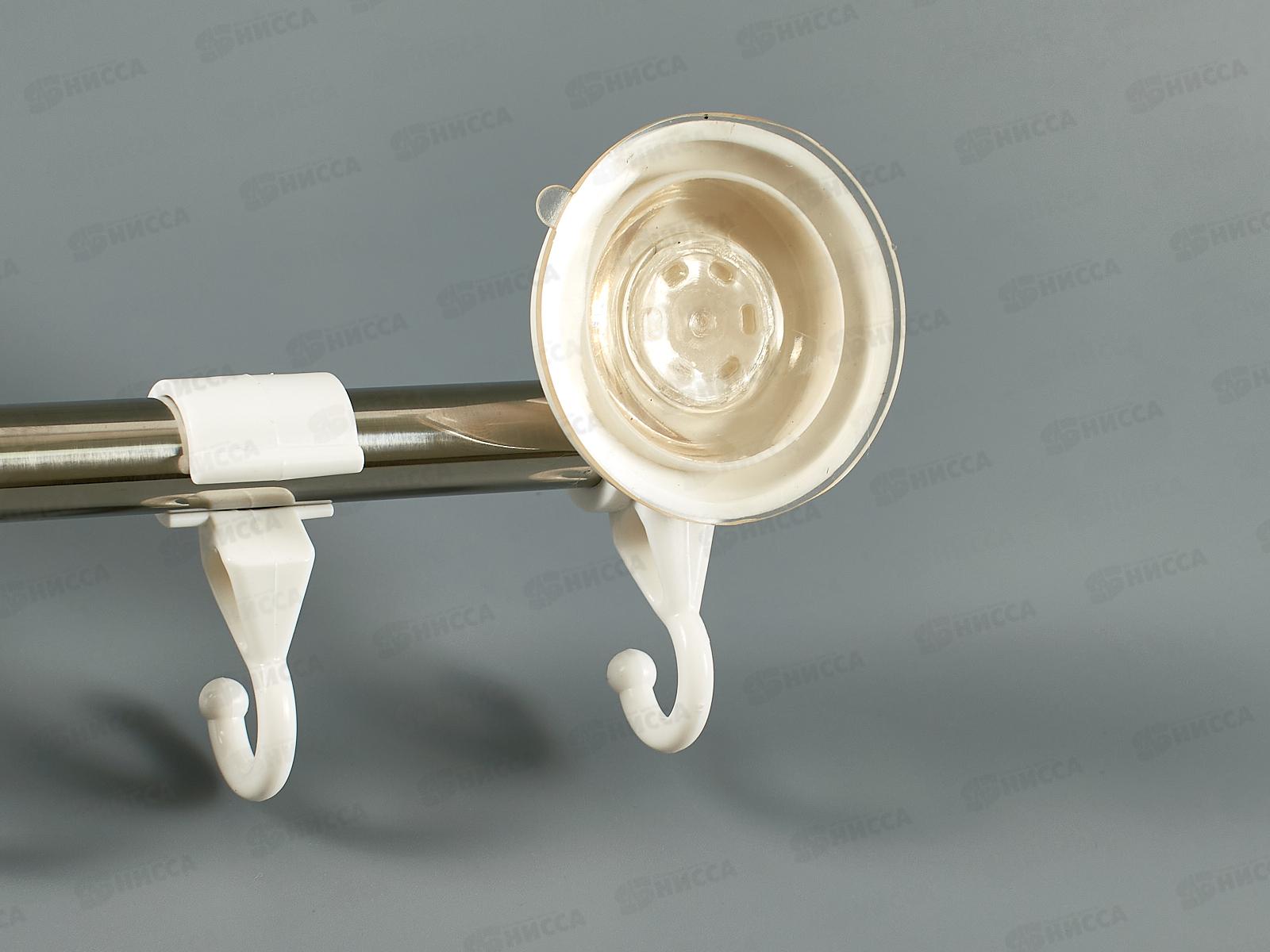 Крючки для полотенец 8067 8шт на планке на присососке  (044438)  Ж