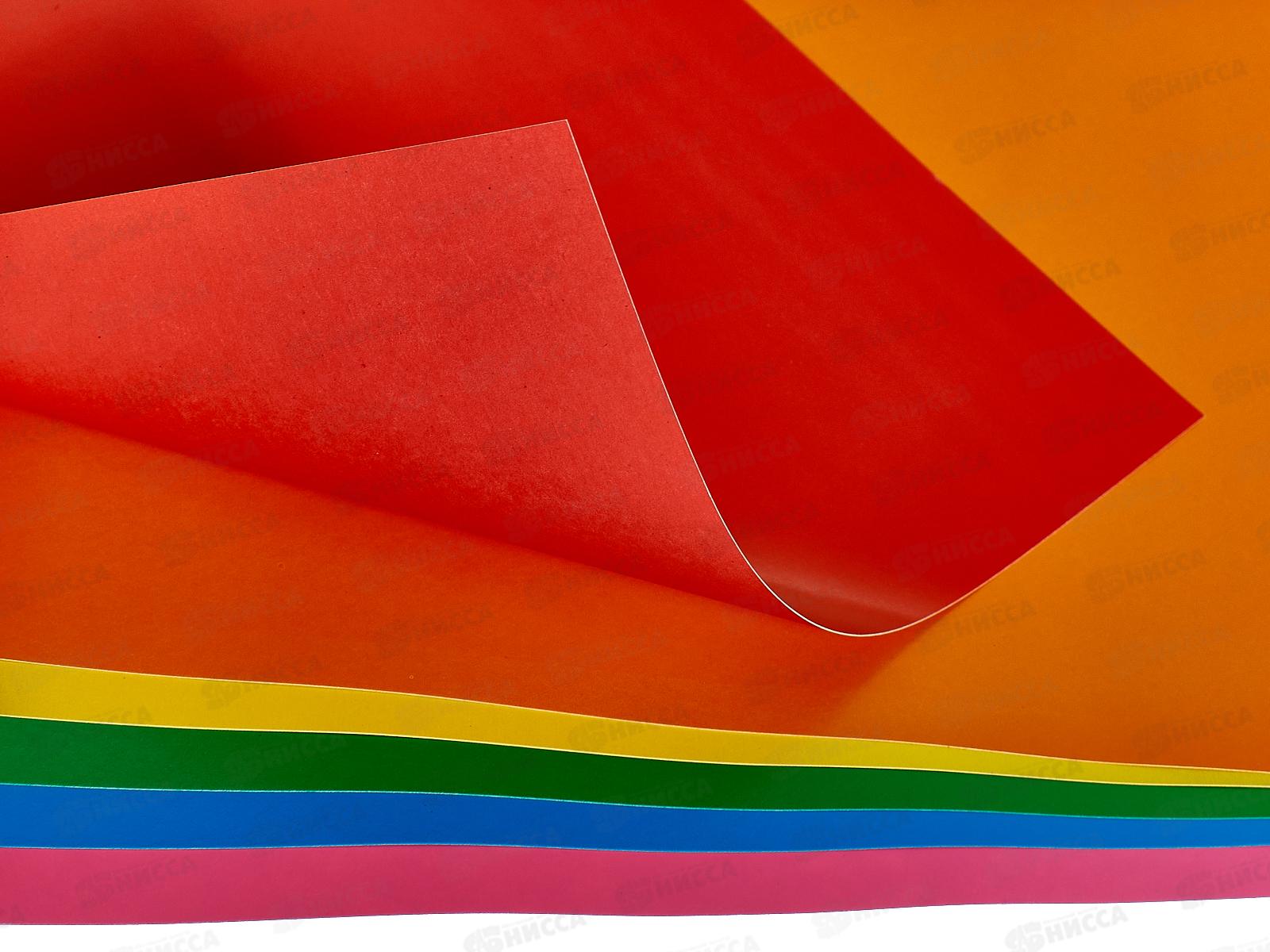 Цветной картон двухсторонний ЛХ А4 6 листов  6 цветов Страна чудес, НК-9731 *20