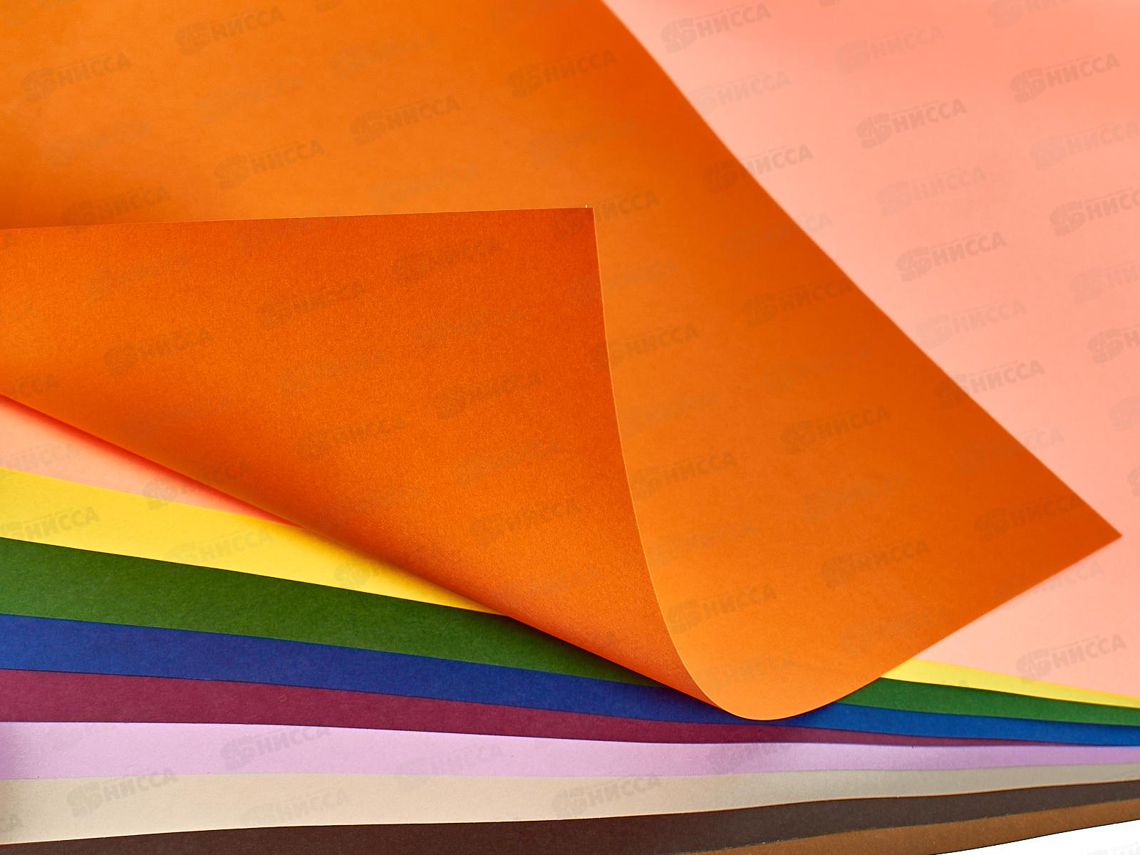 Цветная бумага  10листов2 10 цветов  А4 ЛХ Страна чудес, оригами (ПО-0625) *40