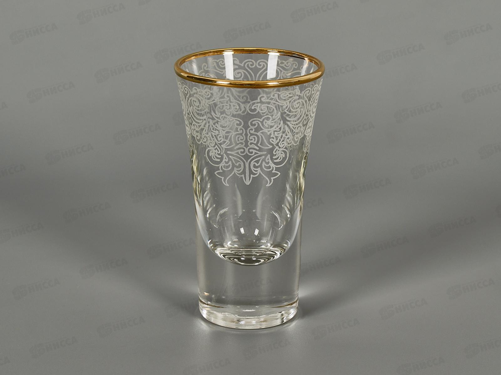 Набор стопок 60мл 6шт 1088-ГЗ Боярский гравирированный отводка золотом *8