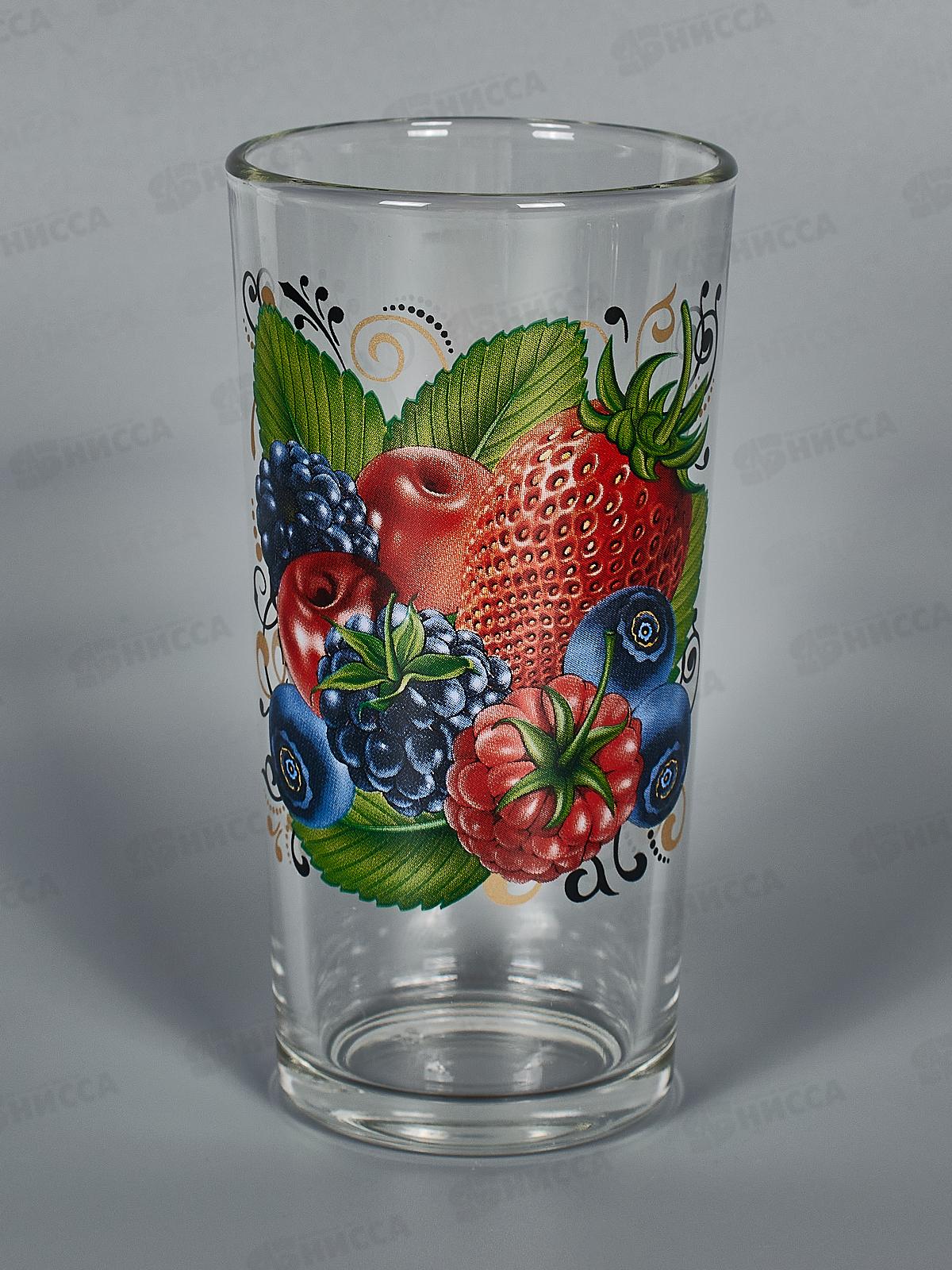 Набор стаканов 6шт 146-Д для сока Ягодный фреш *4