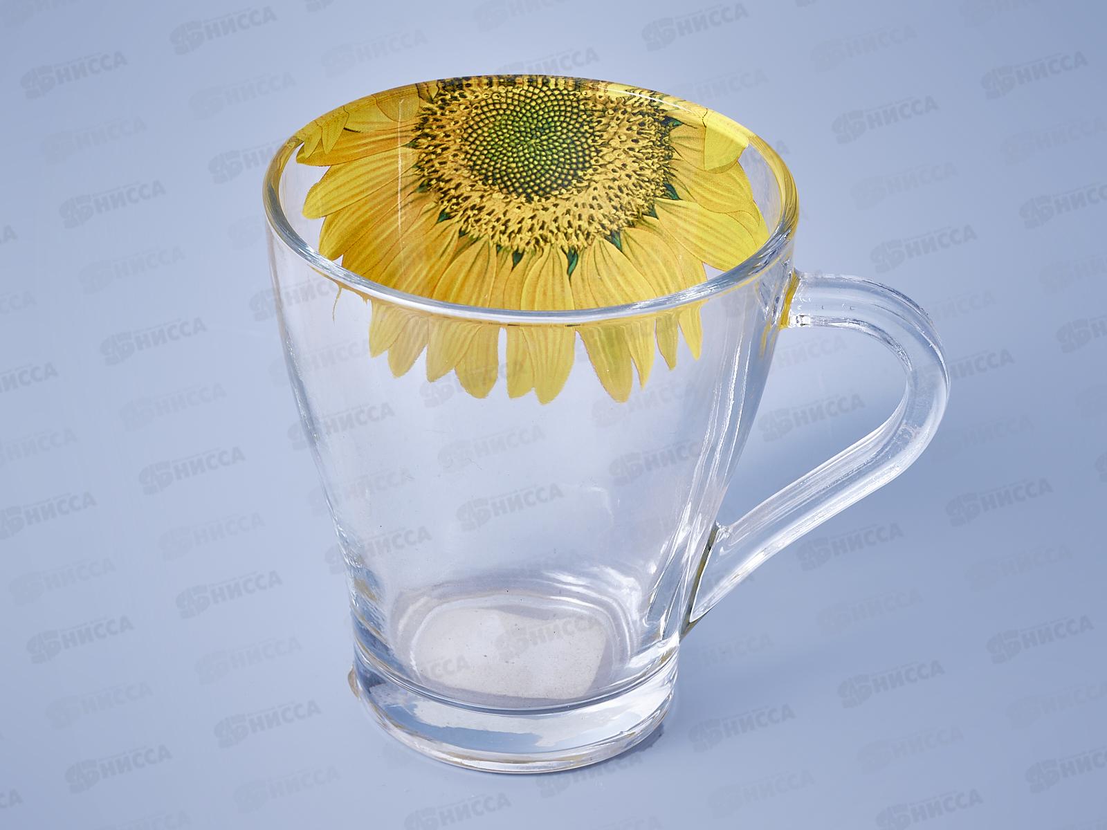 Кружка 250мл 1649-Д Подсолнух *12