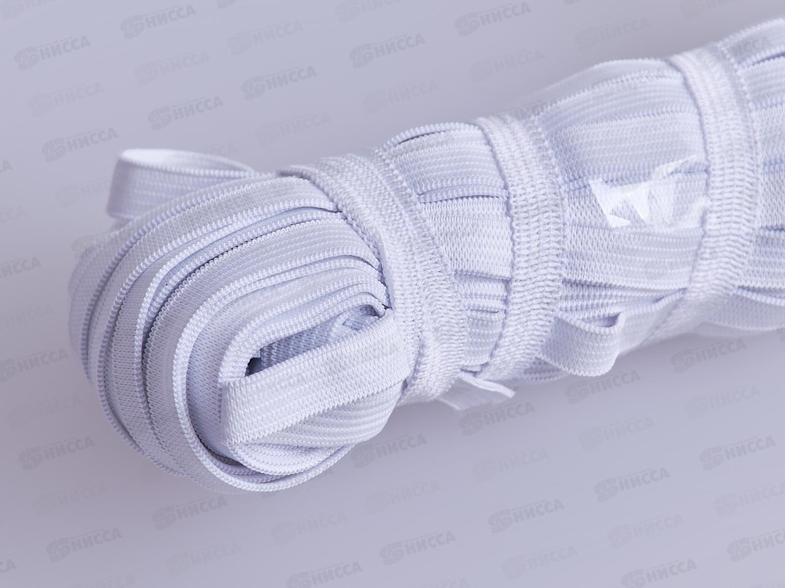 Резинка бельевая 10мм вязаная СТАНДАРТ белая 25м