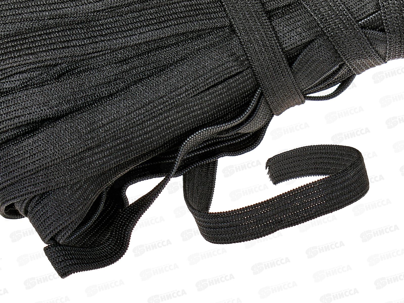 Резинка бельевая 10мм вязаная СТАНДАРТ черная 25м