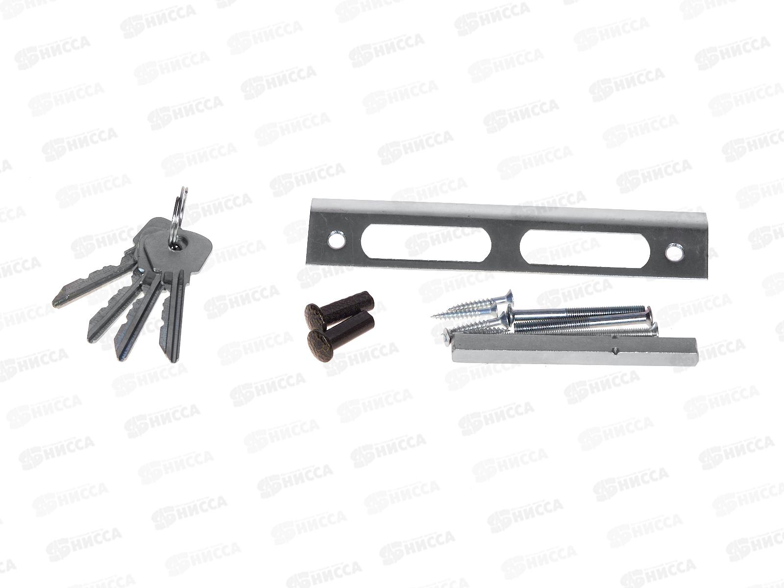 Замок врезной 3В7 02 цилиндровый 2 ключа бронза. Омега *10