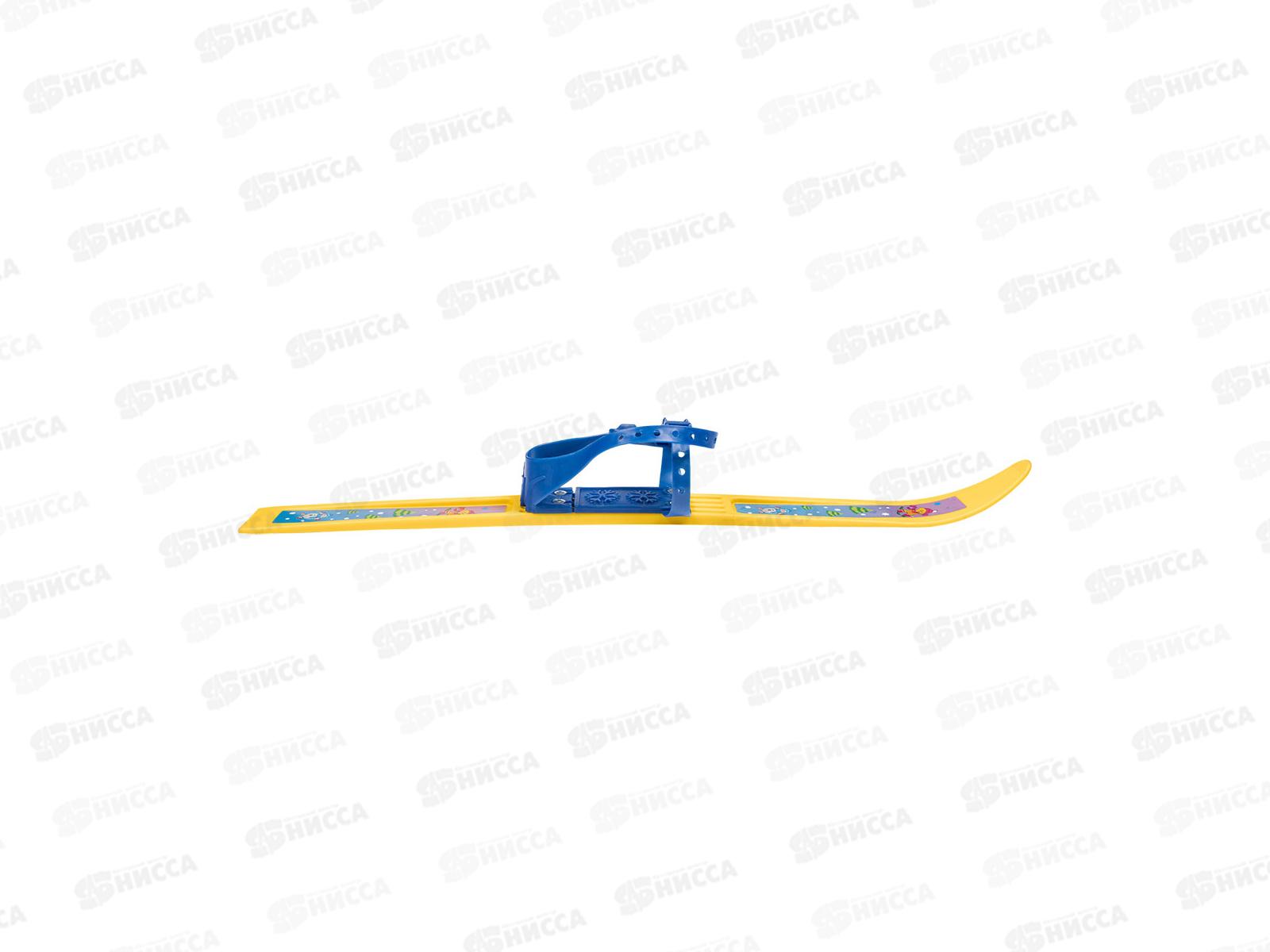 Лыжи мини &quotОлимпик-спорт&quot Мишки 65см 2-4 года в/с  МПЛ 102*10