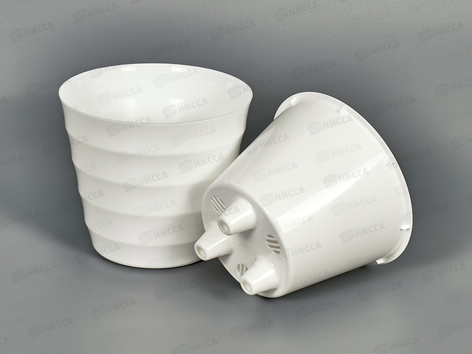 Горшок для цветов Лаура 1,4л  Белый  *18