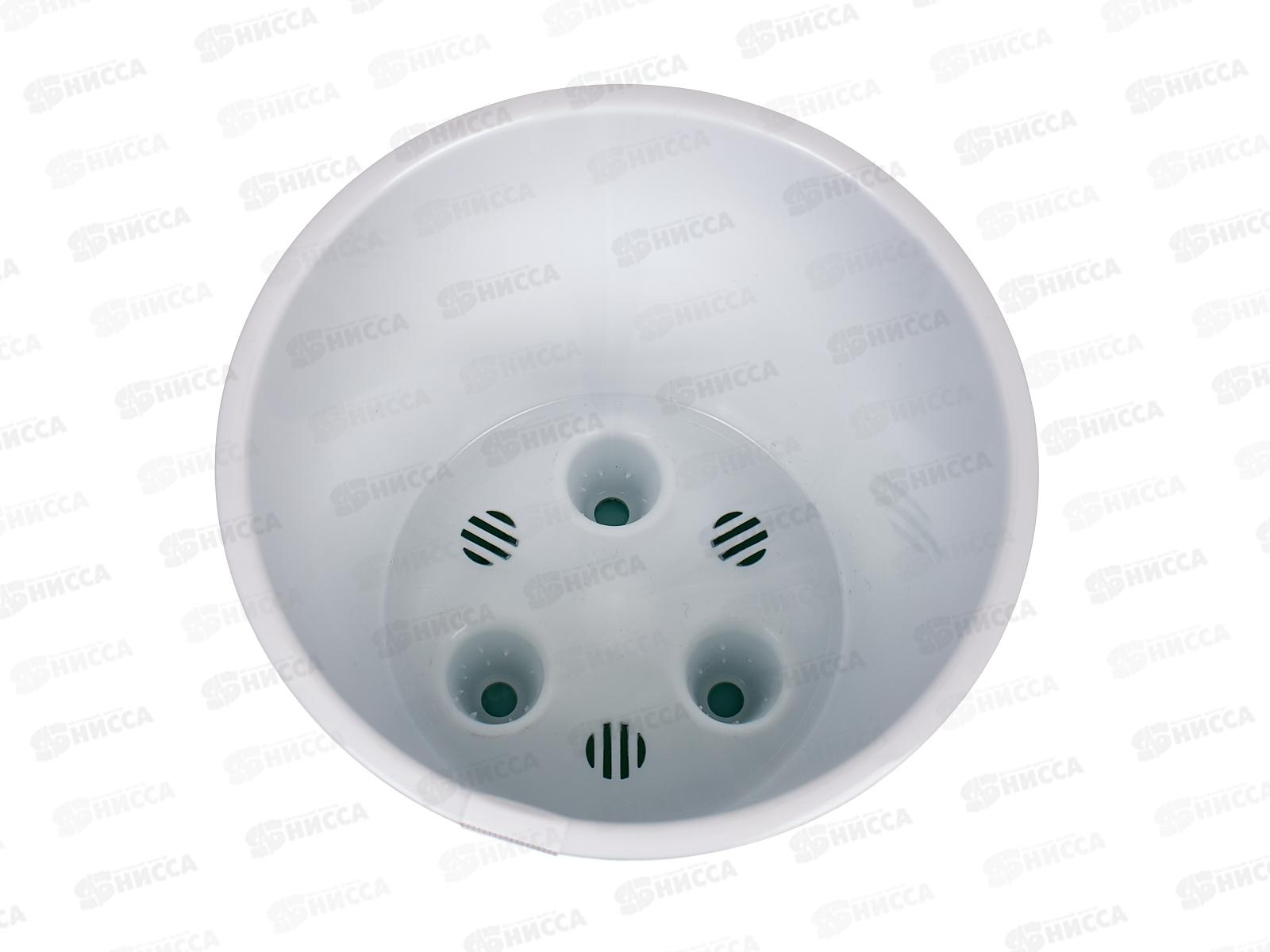 Горшок для цветов Лаура 2,3л  Мята-белый  *12