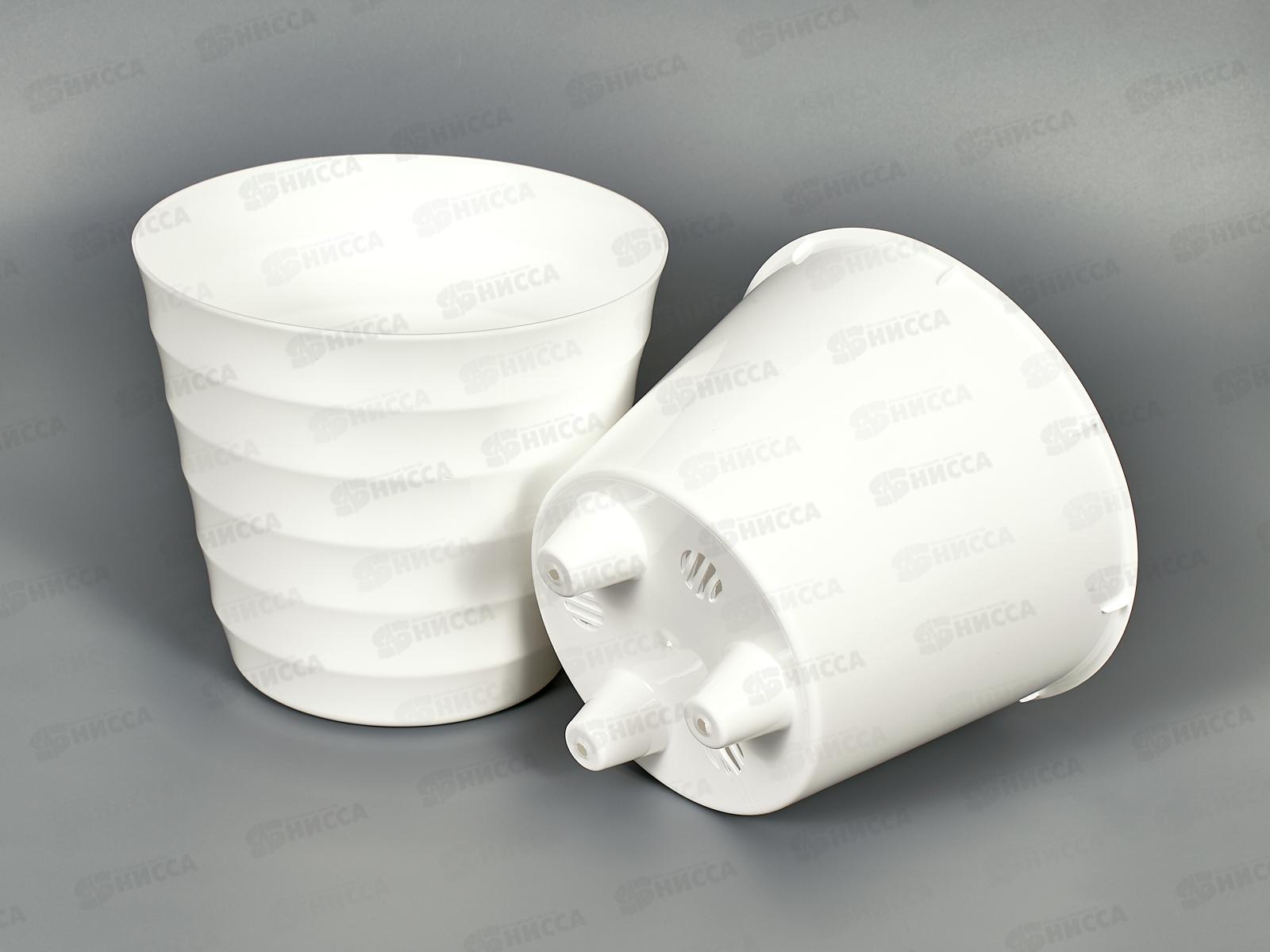 Горшок для цветов Лаура 3,7л  Белый  *10