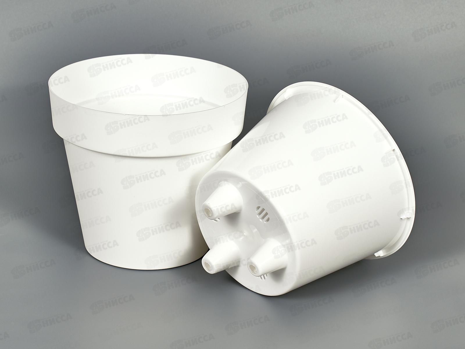 Горшок для цветов Протея 2,3л  Белый  *12