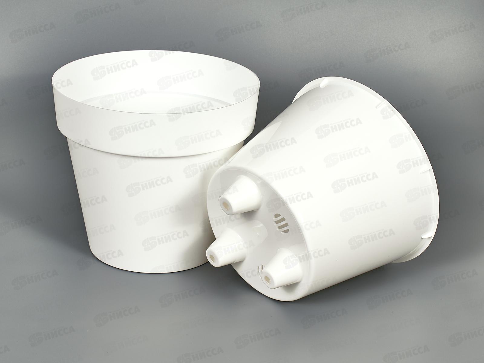 Горшок для цветов Протея 3,7л  Белый  *16