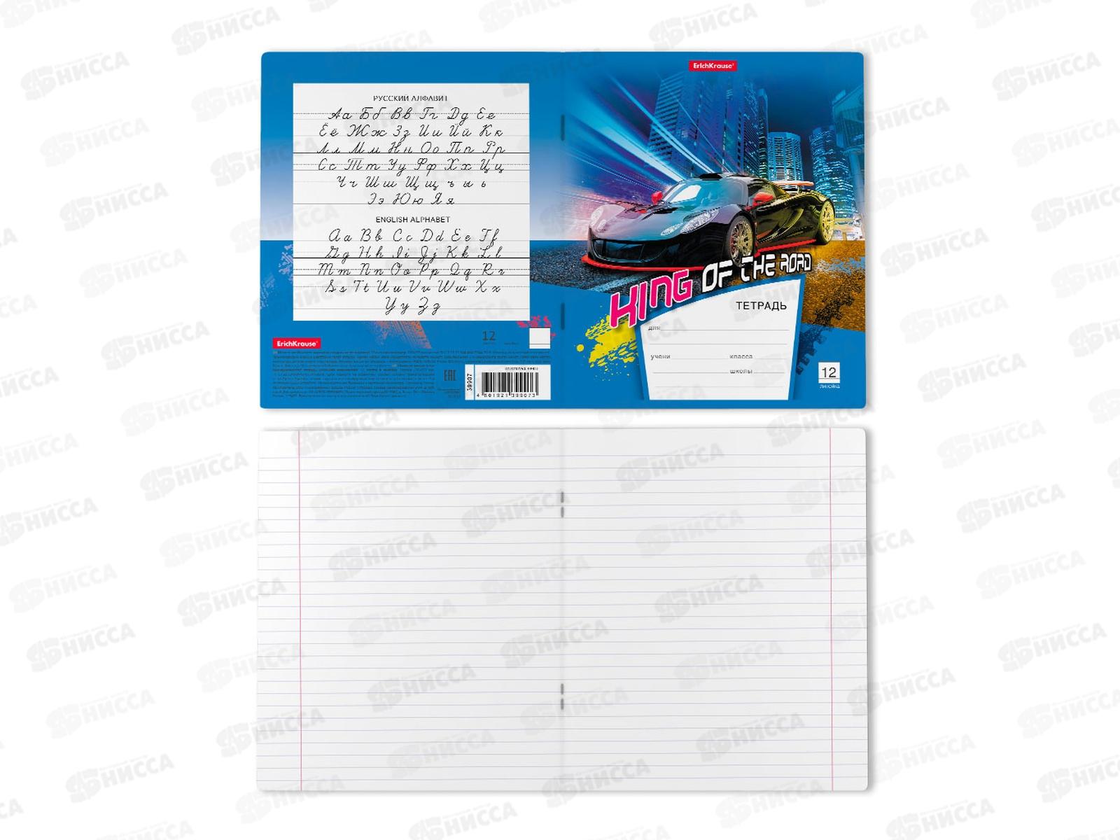 Тетрадь 12 листов линия ПОЛИ Автосияние, 39907*10/280