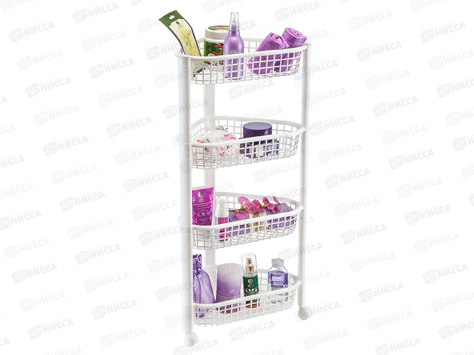 Полка угловая ЕВРО 4-х секционная  Белый М2757 *6