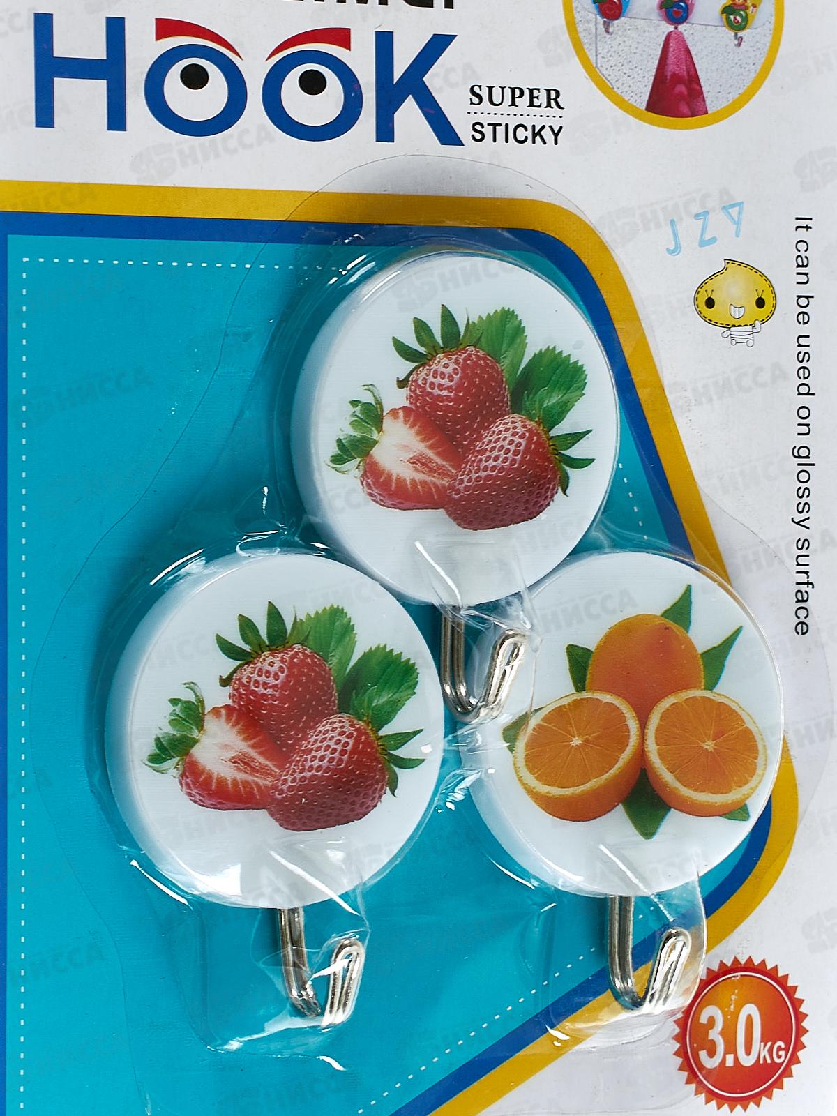 Крючки для полотенец 3329 3шт на липе (048185)  Ж