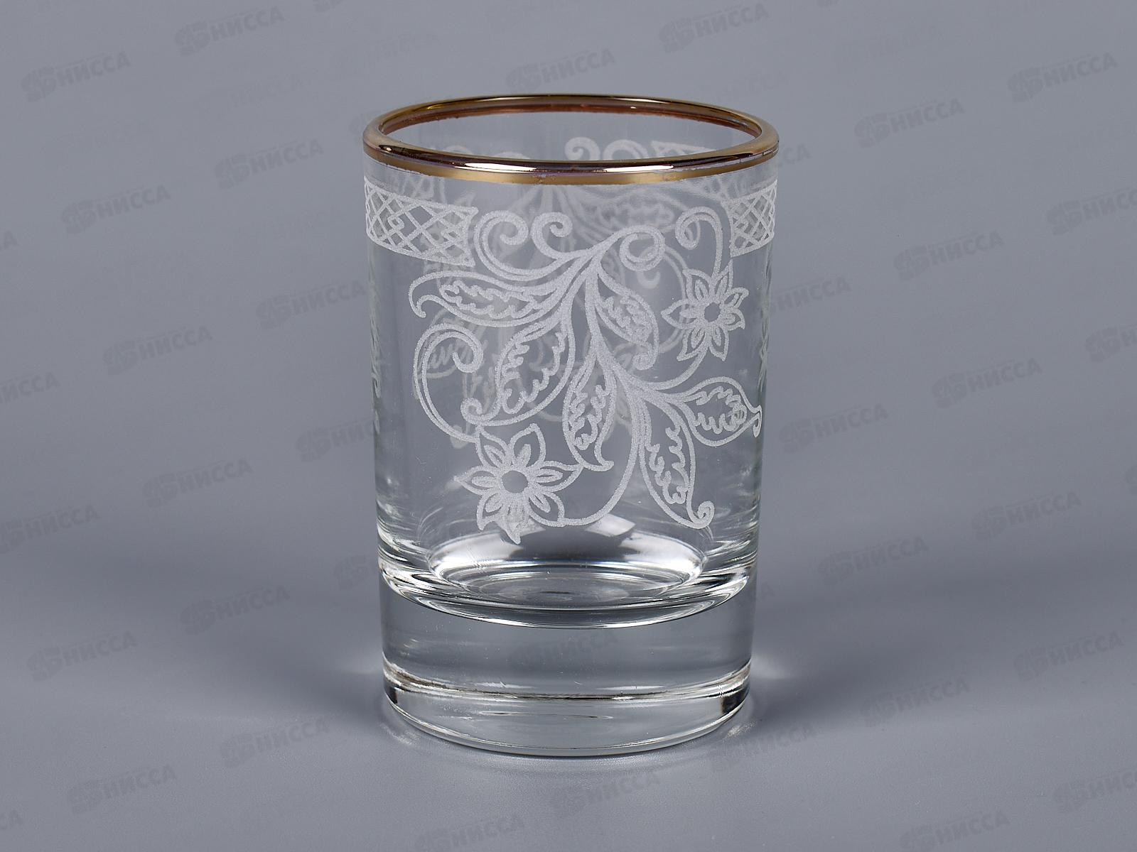 Набор стопок ЛЕЛЬ 50мл 6шт 1022-ГЗ Акация грав отв зол *12