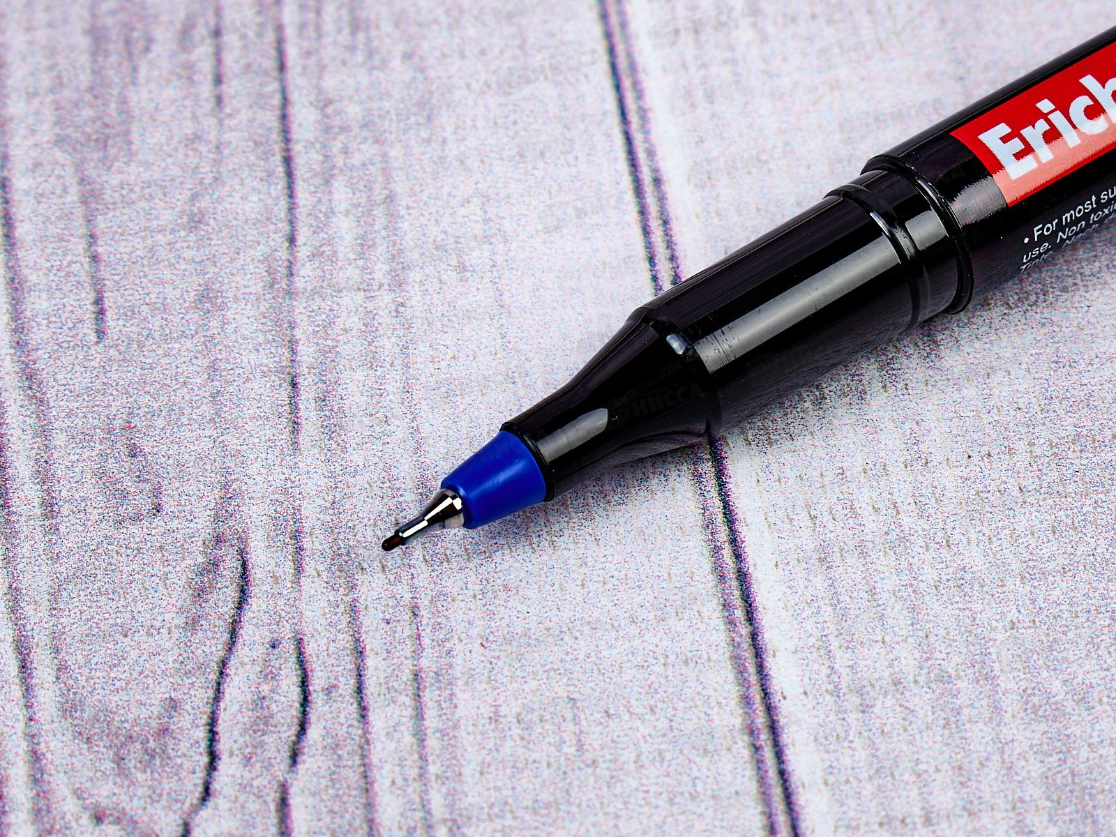 Маркер EK37069 перманентный  FР-50, синий *12/144/1728