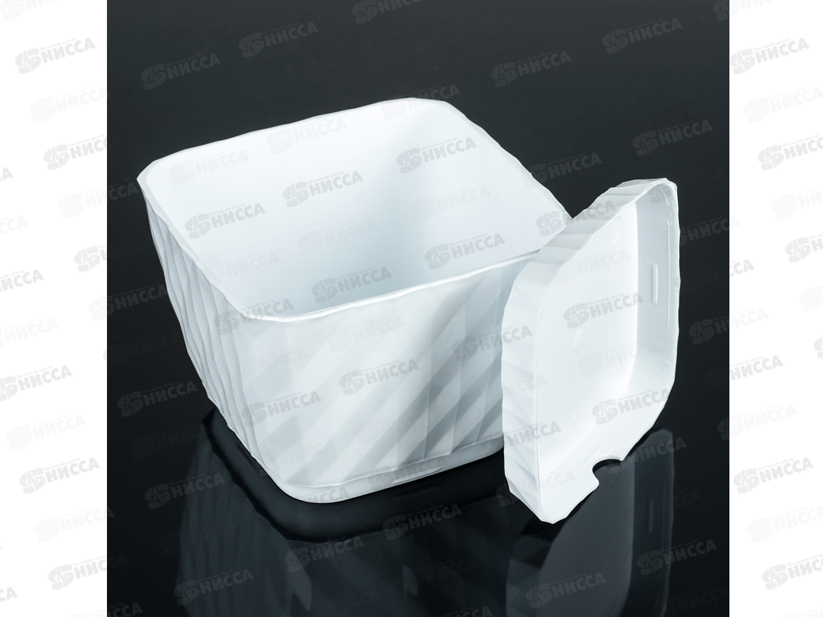 Кашпо Классика 1л белое Ангарск *15 Г-9651