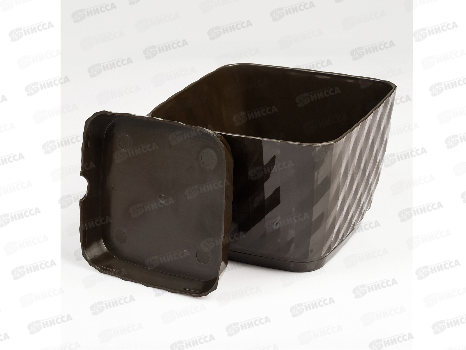 Кашпо Классика 2л шоколадный Ангарск *10 Г-9631