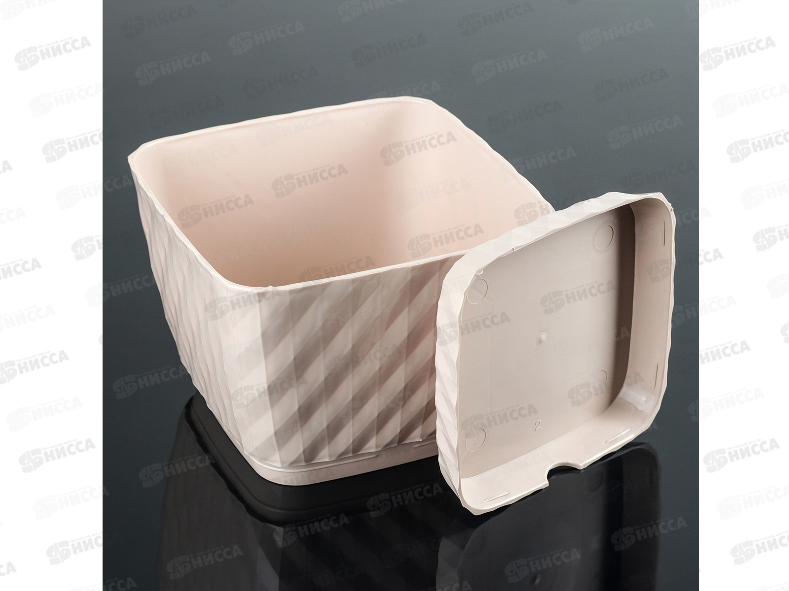 Кашпо Классика 2л бежевый Ангарск *10 Г-9628