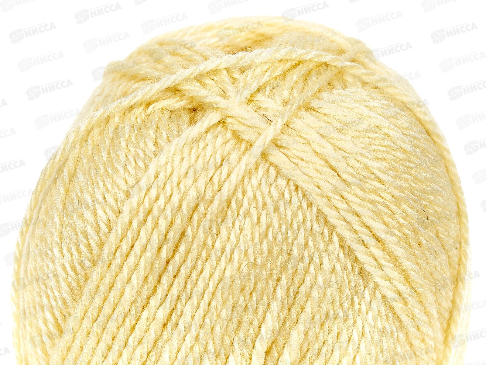 Пряжа Бамбино шампанское шерсть меринос35% акрил65% 50гр 150м 031 *10