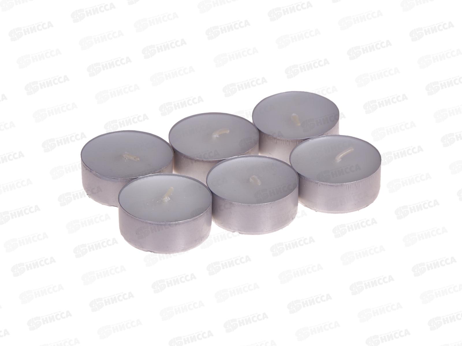 Свеча чайная 12гр аромат упаковка 6шт Ландыш *1