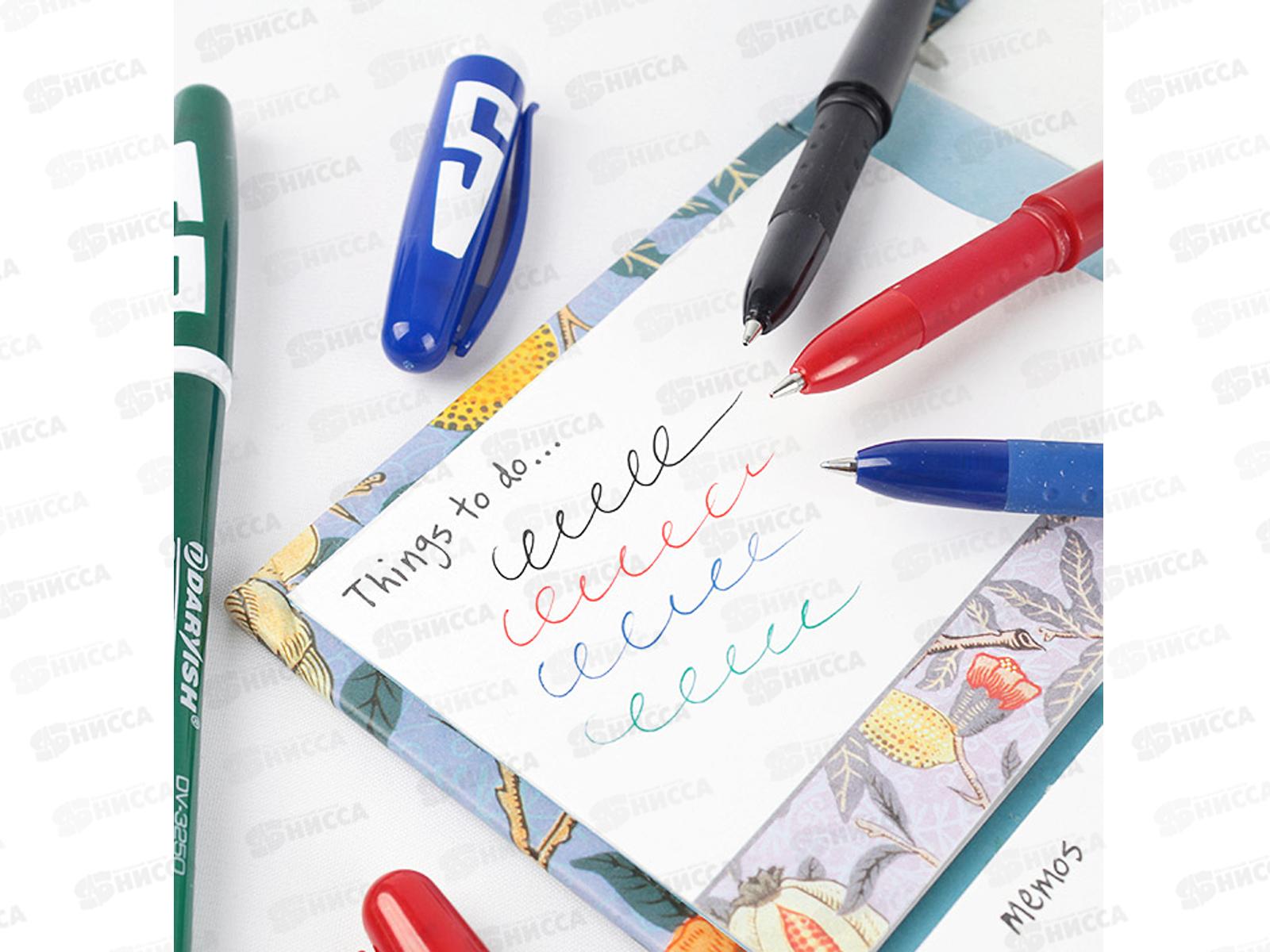 Ручки гелевые  Darvish  4цвета, DV-3250-4*18/90/180