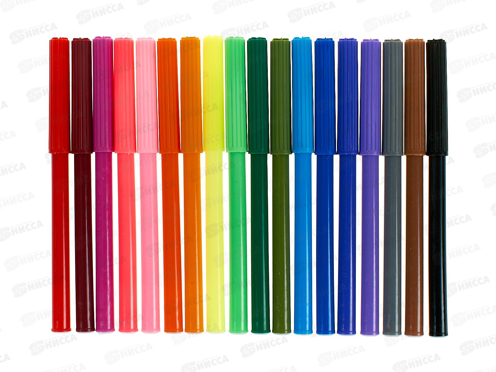 Фломастеры 18 цветов  Darvish  для девочек, картонная упаковка, DV-3601-18А*12/96