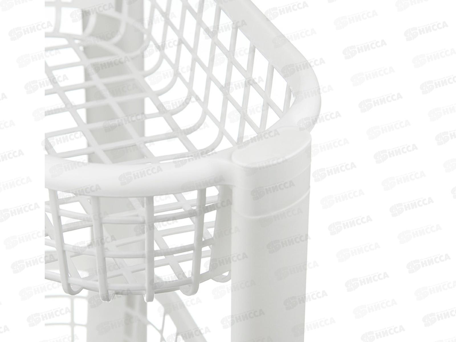 Полка угловая ЕВРО 3-х секционная  Белый М2756 *6