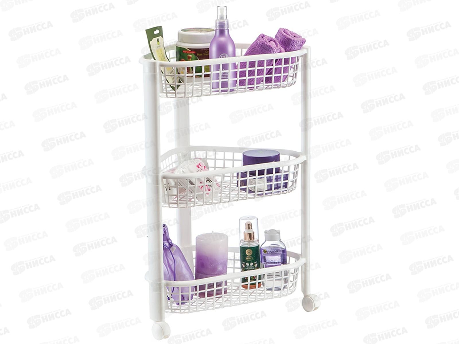 Полка угловая ЕВРО 3-х секционная  Белый М2756 *6