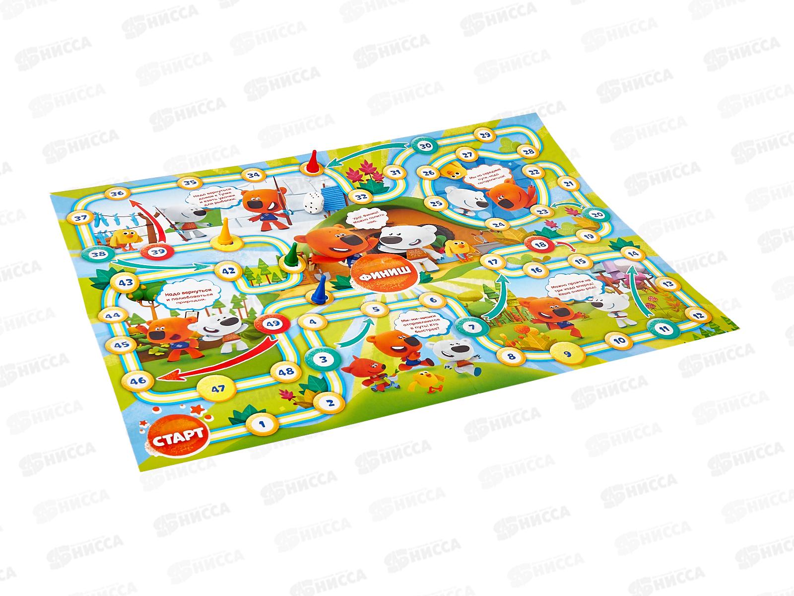 Настольная игра-ходилка 11512 &quotУМНЫЕ ИГРЫ&quot Ми-Ми-Мишки. Вес. приключ. *50