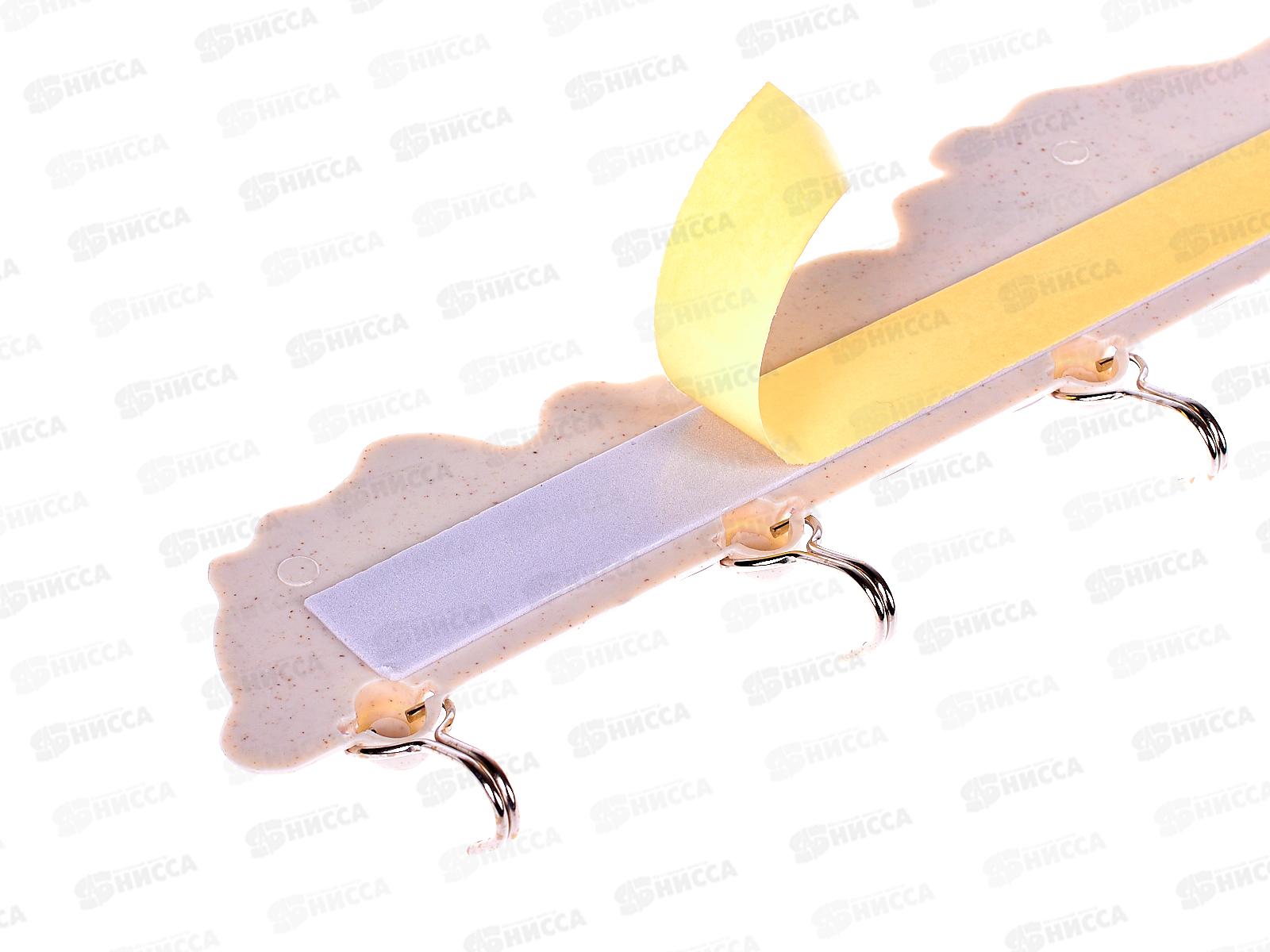 Крючки для полотенец FL-886А 6кр на планке фрукты (037177)  Ж